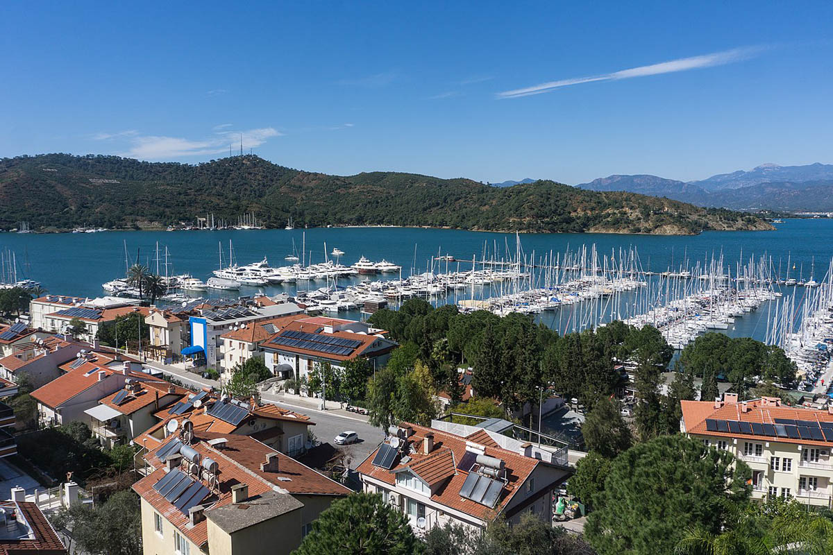 Fethiye on the Turkish Aegean Coast